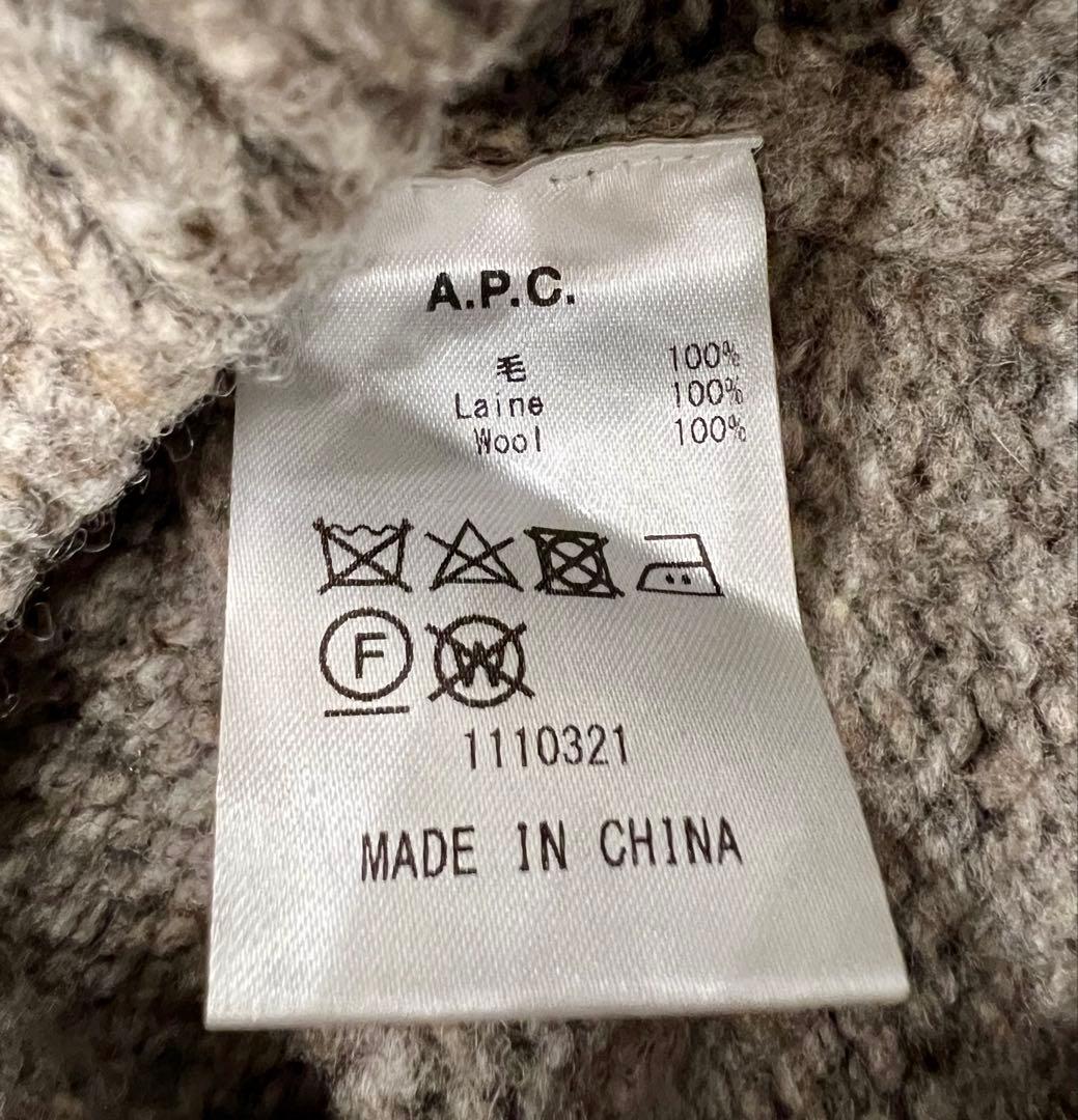 美品 A.P.C. メンズ クルーネックニット Mサイズ