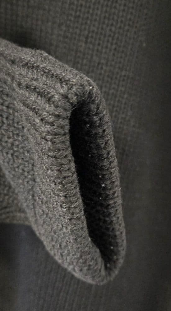 【AD1997】コムデギャルソンオム ケーブル編ヘビーニット 濃紺