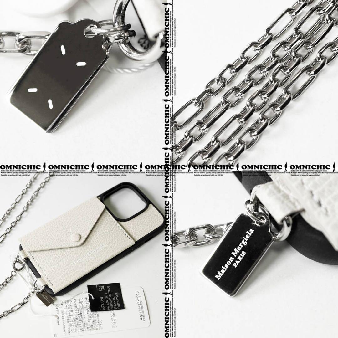 国内正規10万メゾンマルジェラ レザーアイフォンケースiPhone14 Pro