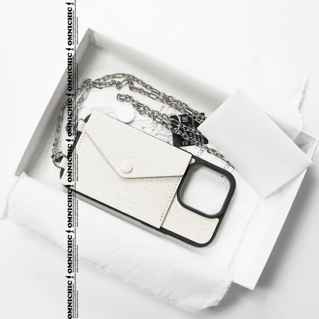 国内正規10万メゾンマルジェラ レザーアイフォンケースiPhone14 Pro