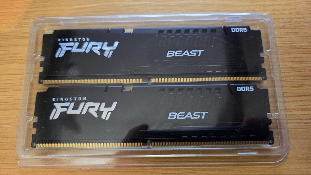 Kingston FURY Beast DDR5 16GB×2枚 5200MHz