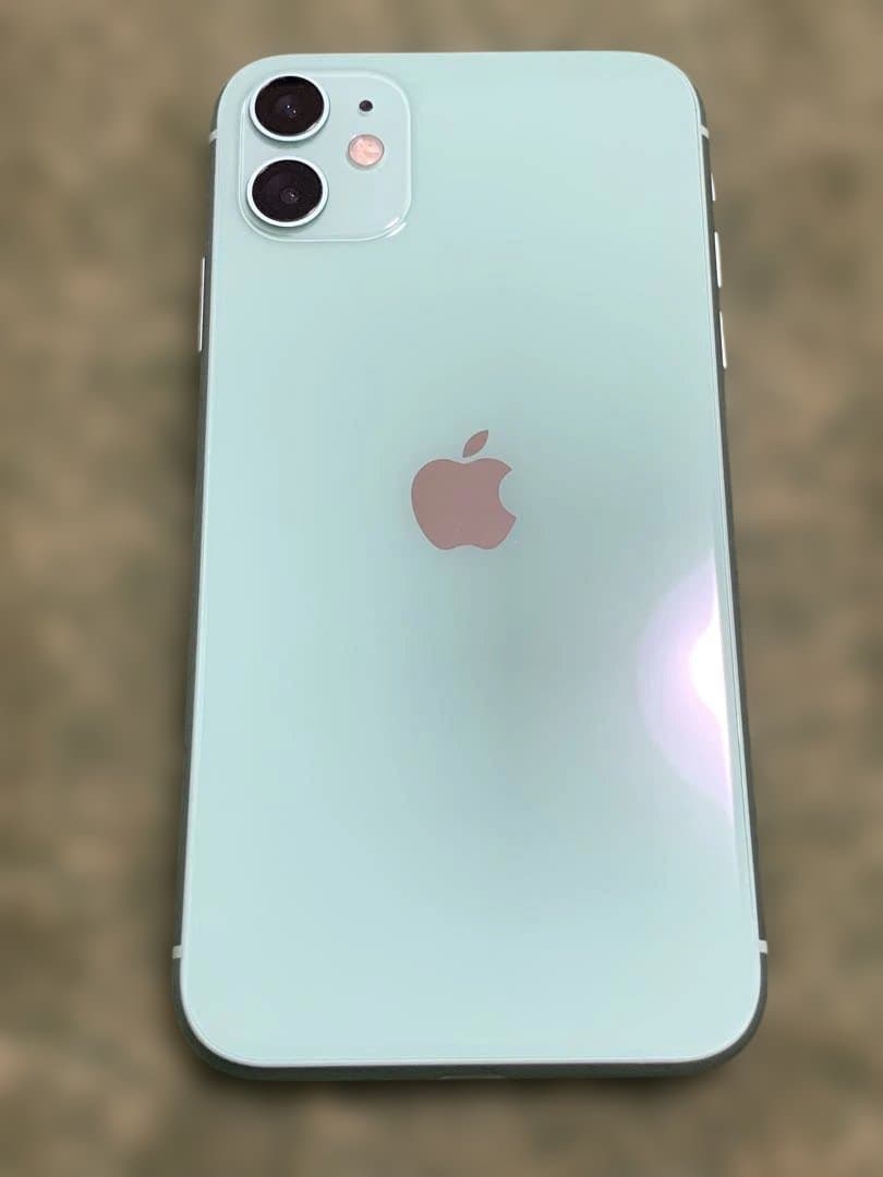 【ほぼ新品同様★電池新品】iPhone11 64GB グリーン SIMフリー