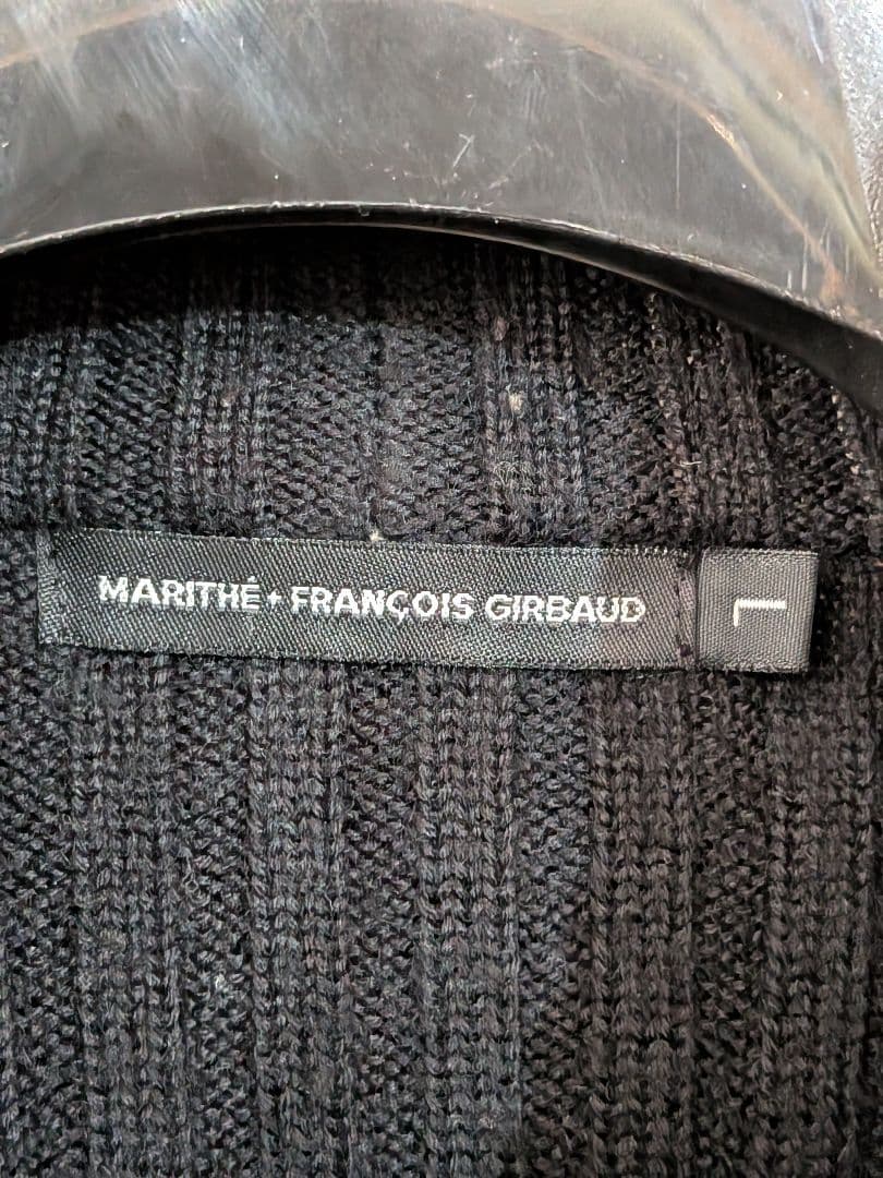90s Y2K マリテフランソワジルボー デザインニットジャケット L