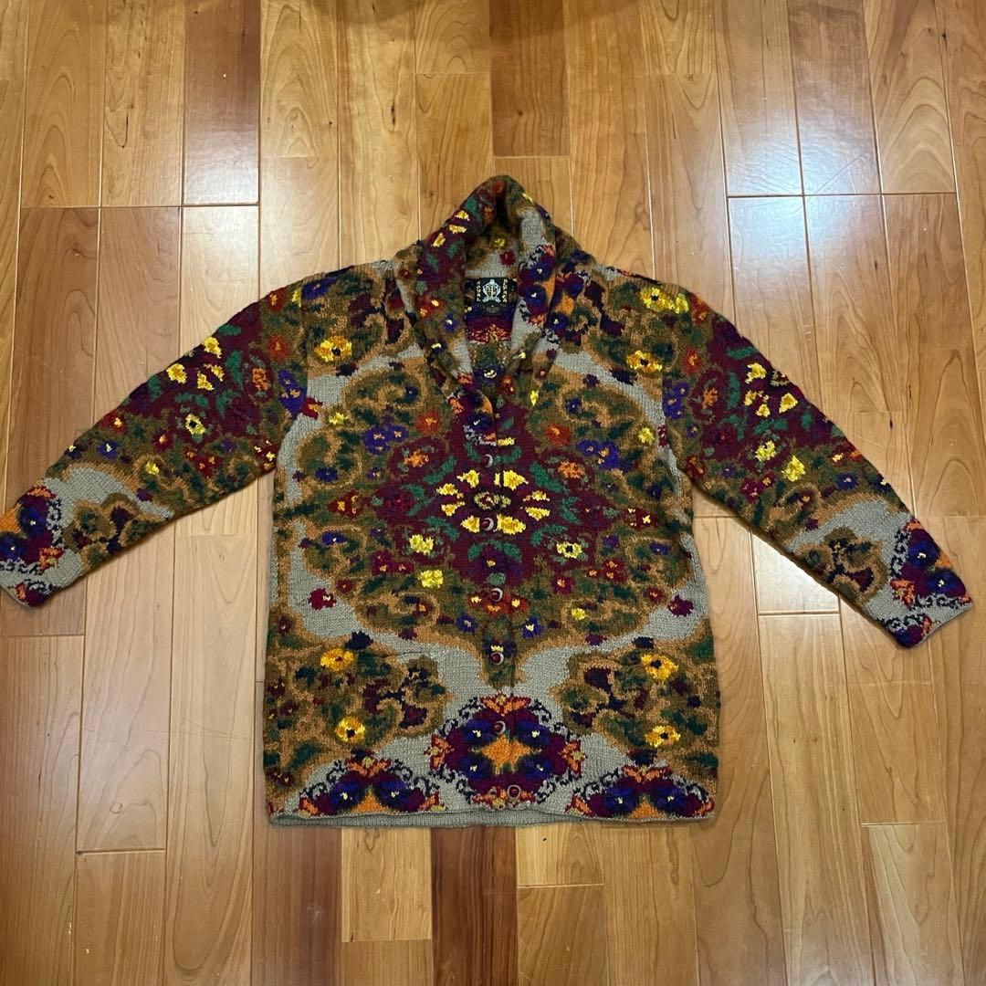  ALPACAロイヤルアルパカ　ニットカーディガン