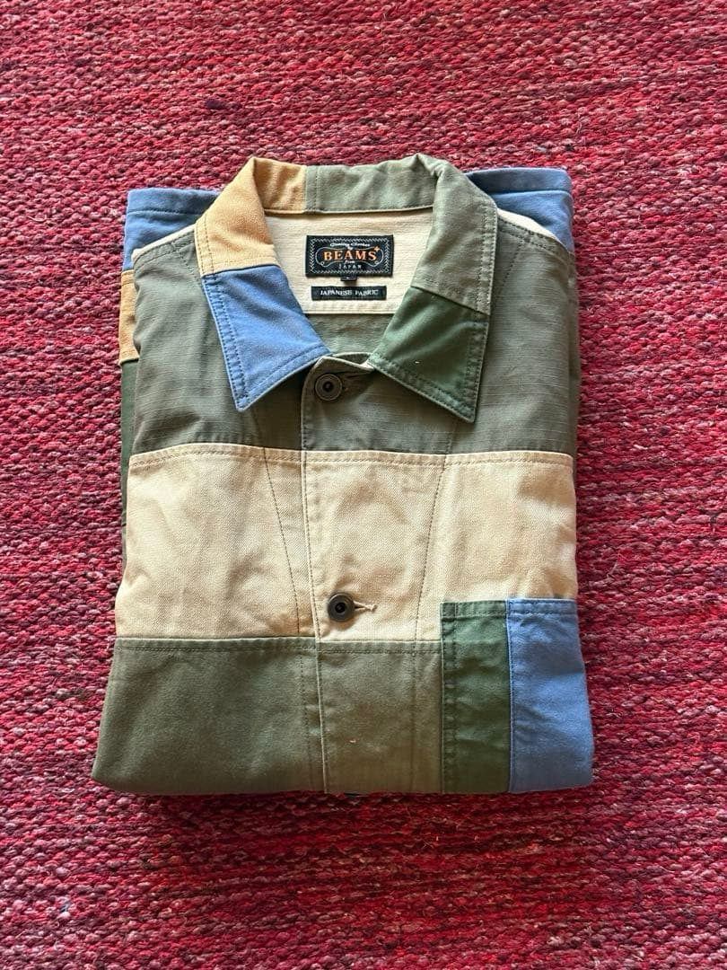 BEAMS PLUS パッチワーク ミリタリー チョアジャケット