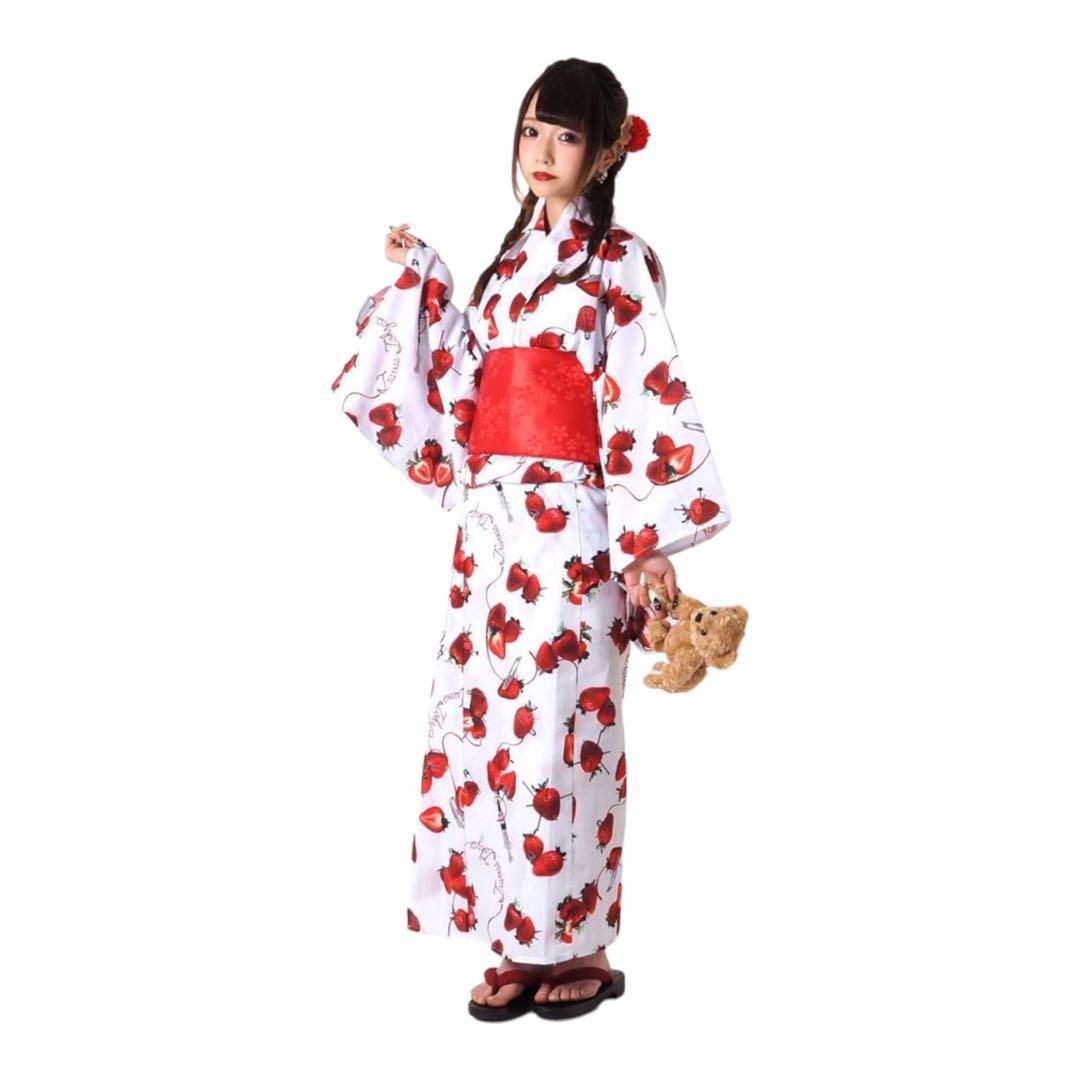 TRAVAS TOKYO ストロベリー　浴衣　Amilige ミルクボーイ