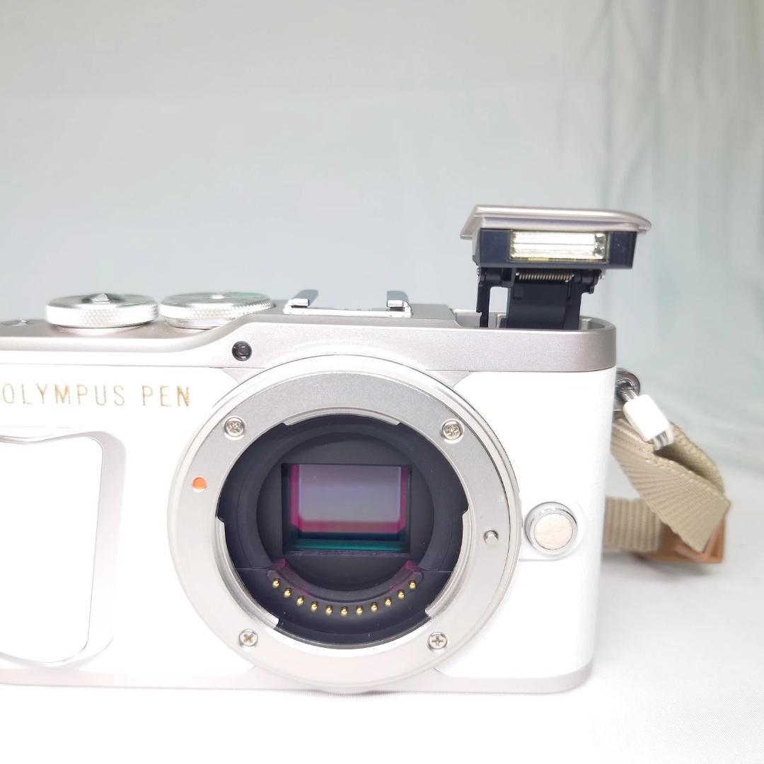 オリンパス E-PL9 白 OLYMPUS シャッター429回　動作OK