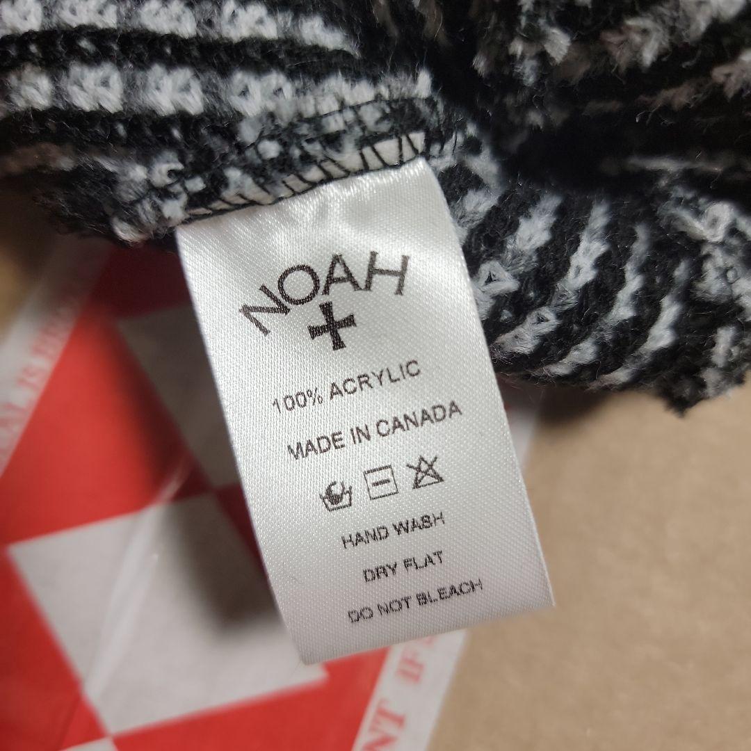 NOAH Tri-Color Beanie Black ノア ビーニー