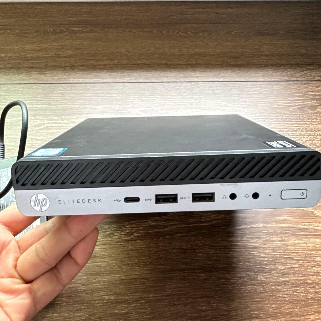 HP製 デスクトップPC EliteDesk 800 G3 Mini 35W