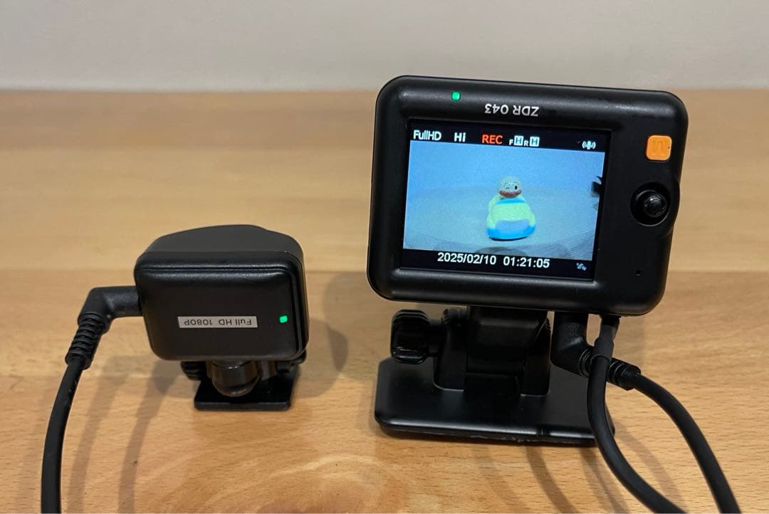 ドライブレコーダー ZDR043 HD 前後カメラ(113)
