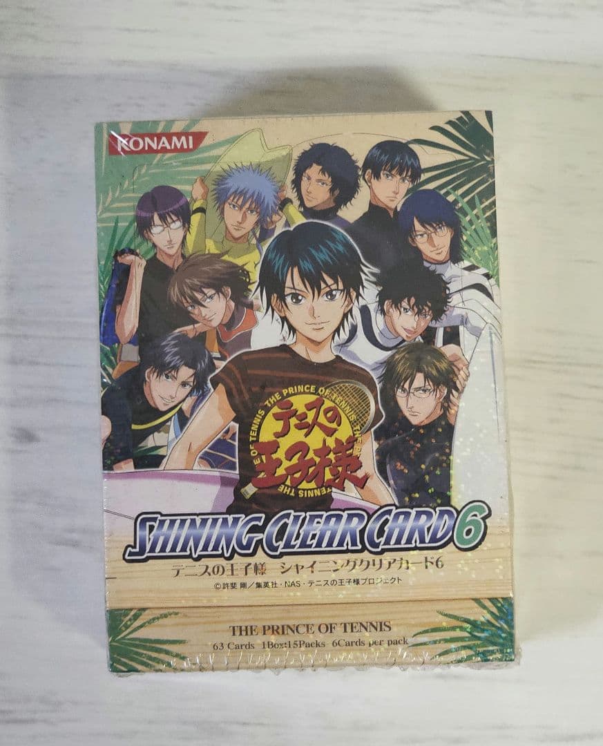 テニスの王子様　シャイニングクリアカード6　未開封BOX