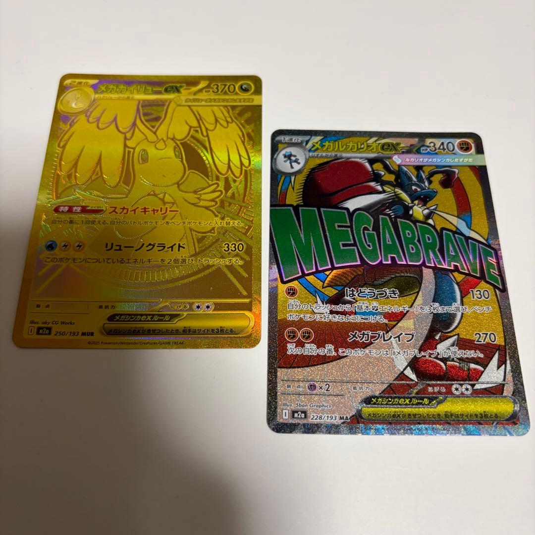 メガカイリューex 2枚セット