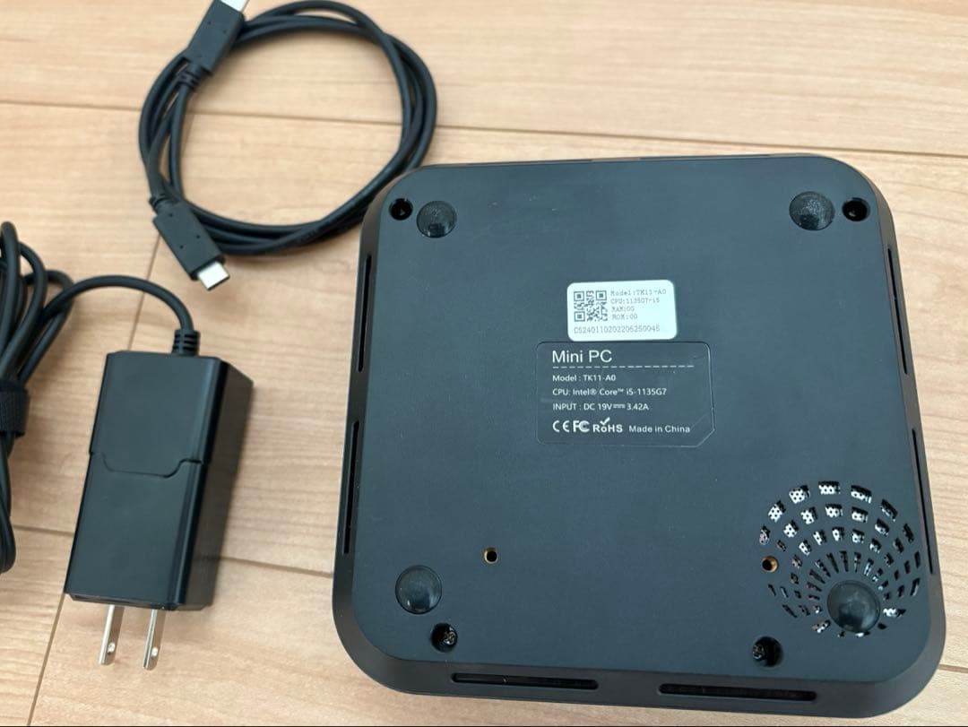 ミニ PC Intel Core i5 11th Gen指紋認証付き