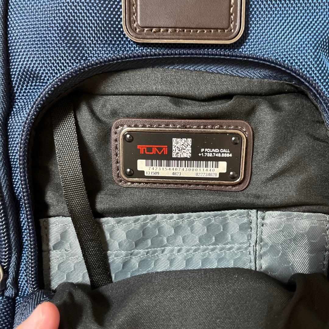 TUMI ショルダーバッグ ネイビー 131509
