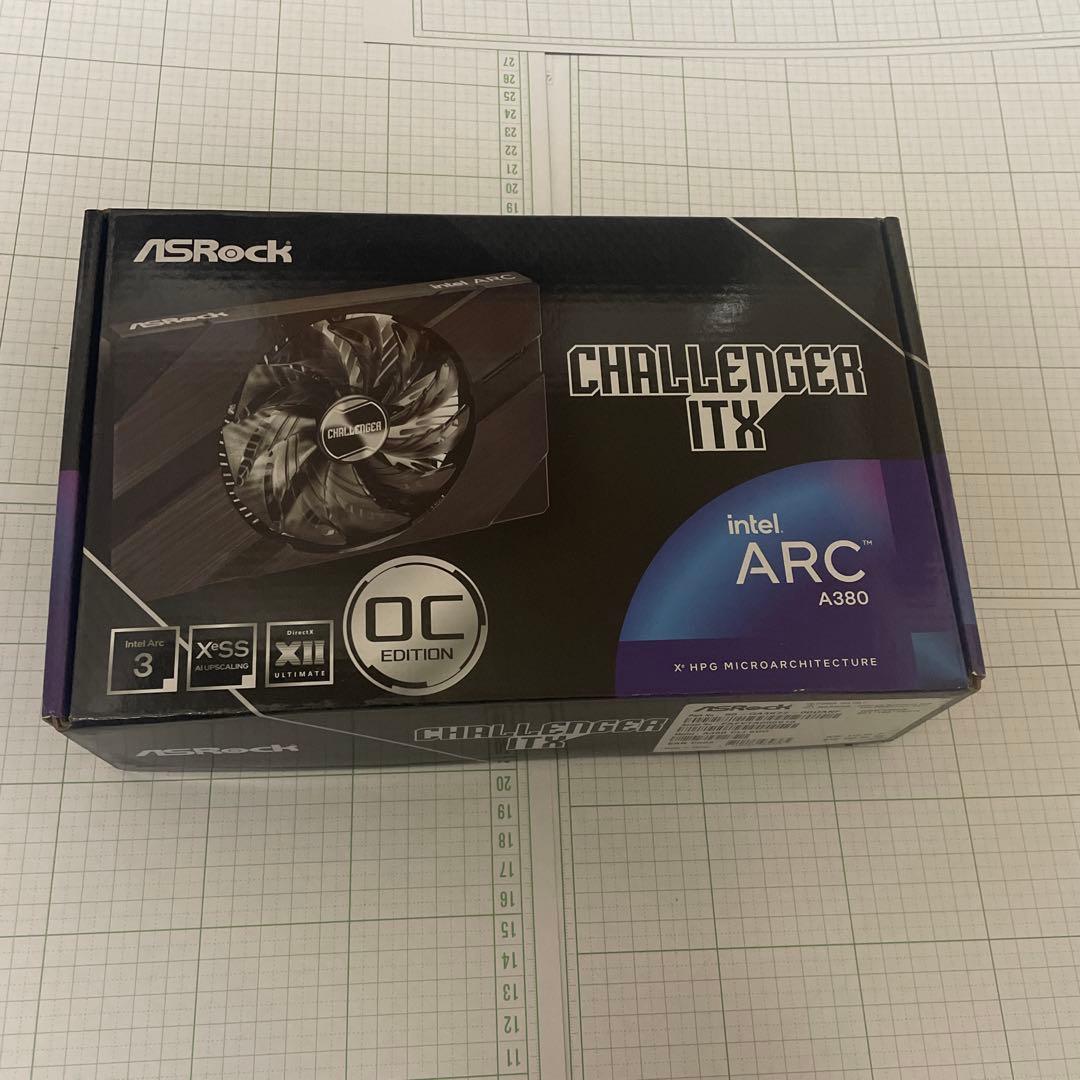 グラフィックボード・グラボ・ビデオカード ASRocK intel ARC a380 CHALLENGER ITX