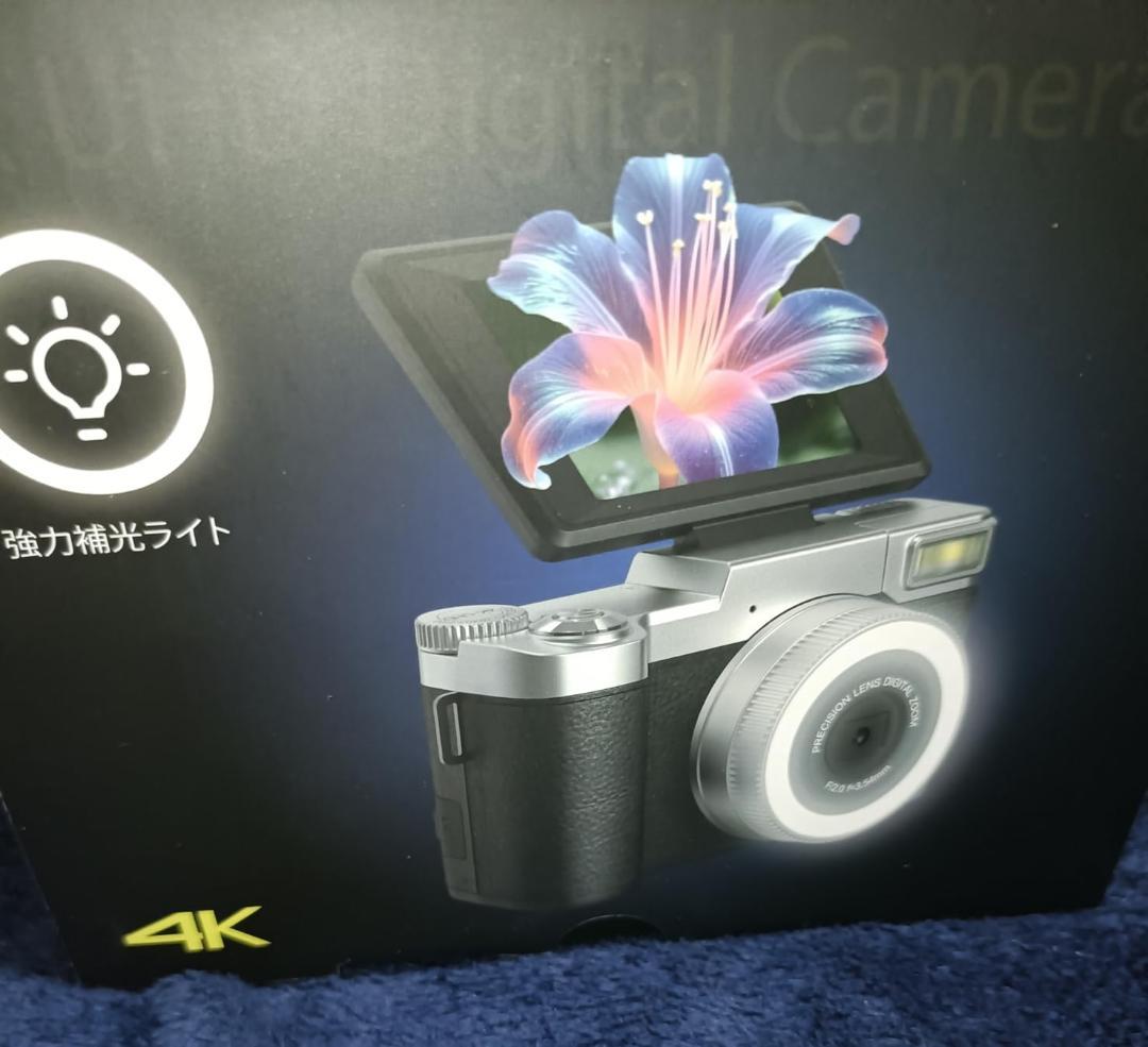 デジタルカメラ【2026 写真&動画撮影 8K】 デジカメ 18倍デジタルズーm