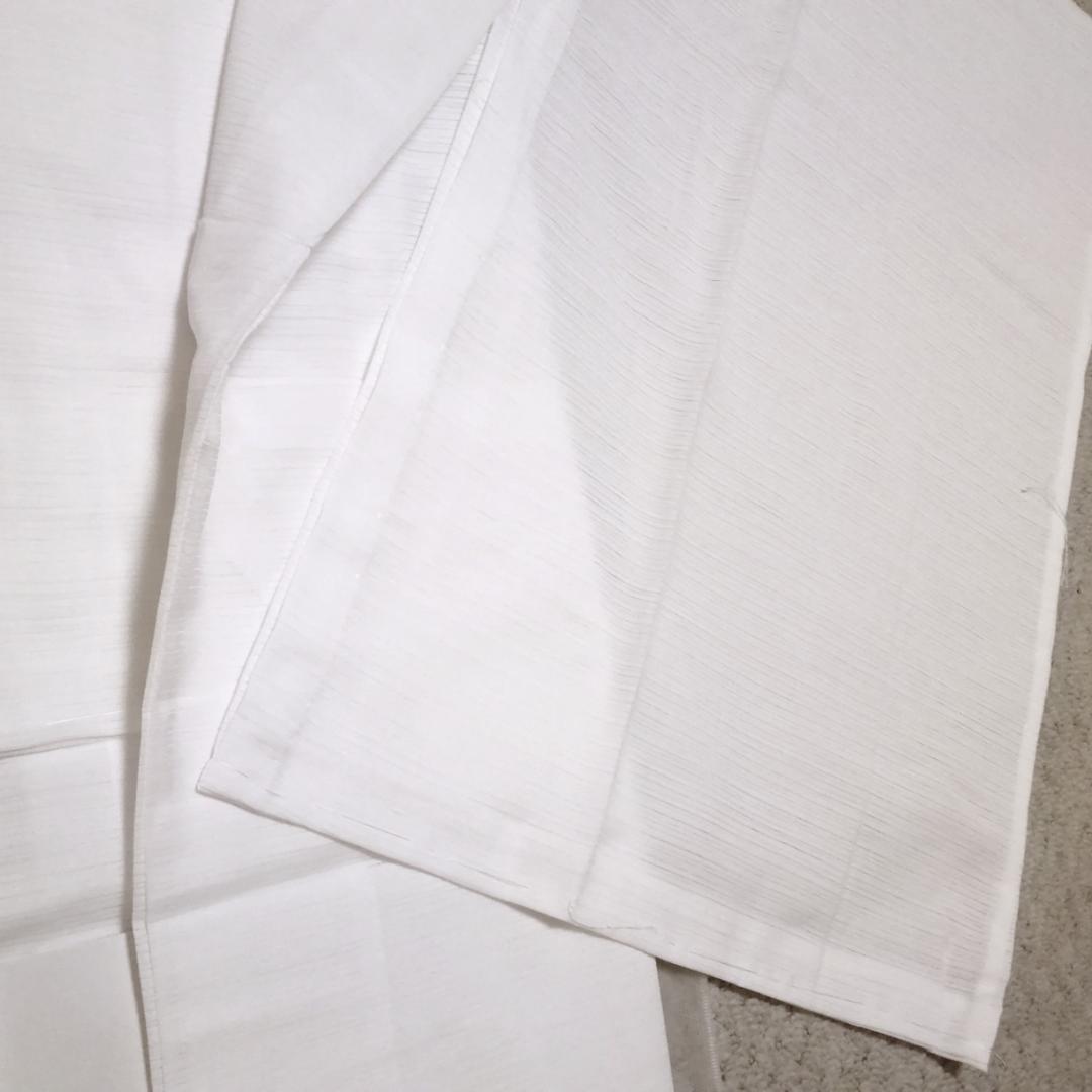 新品　長襦袢　150～155　夏用　白　ホワイト　紙人形　爽竹　洗える　着物