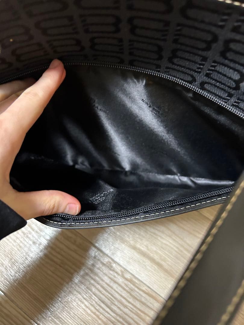 BALENCIAGA バレンシアガ トートバッグ bb柄 総柄 ブラック A4