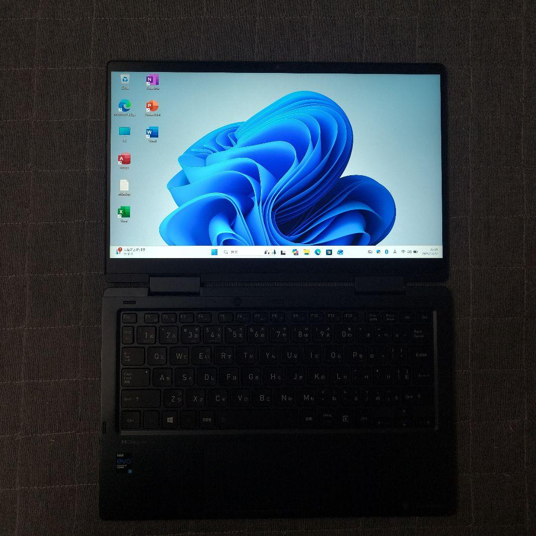 タッチ 良好 Dynabook 超軽量 驚速11世代i5 16GB 新品1TB
