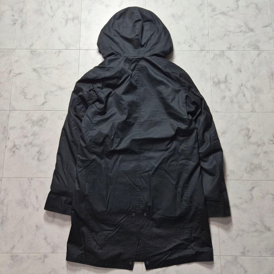 ラッドミュージシャン 2WAY モッズコート コヨーテファー ライナー 44 黒