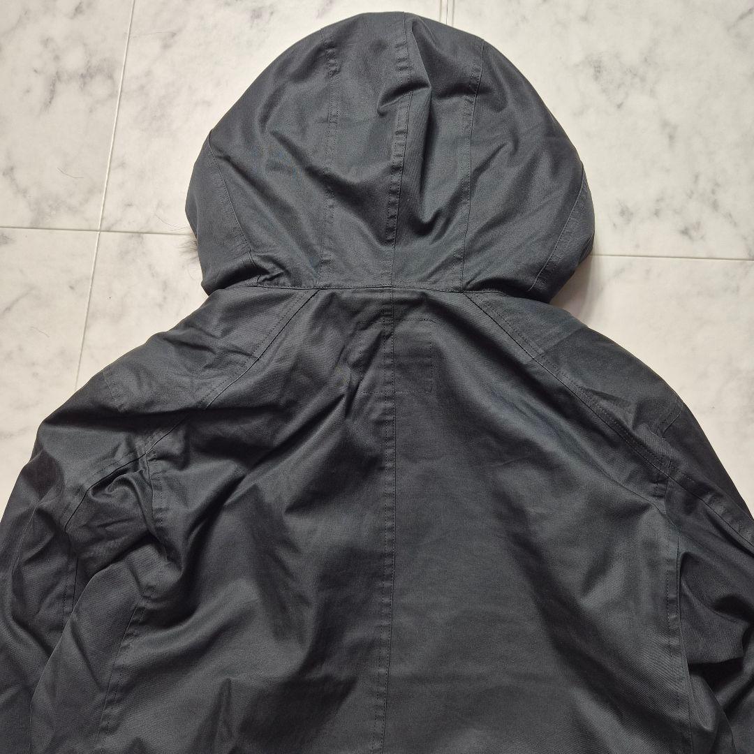 ラッドミュージシャン 2WAY モッズコート コヨーテファー ライナー 44 黒