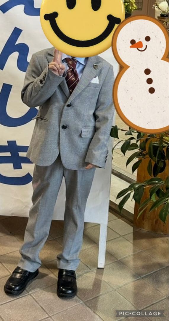 BEAMS 男の子 フォーマルスーツ 110 卒園式 入学式 靴18.5