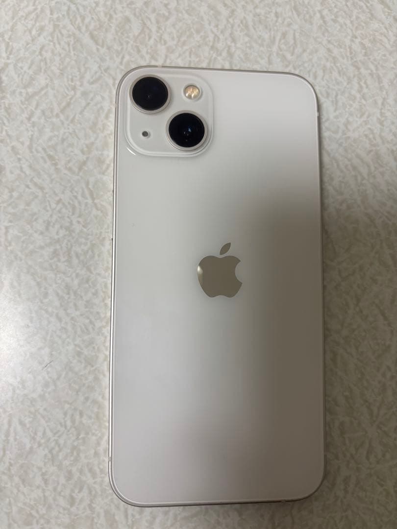 【画面美品/値下げ】iPhone13 Starlight 256GB+iFace