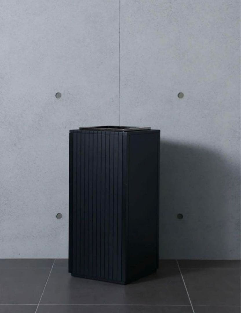 自動ゴミ箱　ZitA SQUARE（ジータスクエア）ブラック　キャスター付き