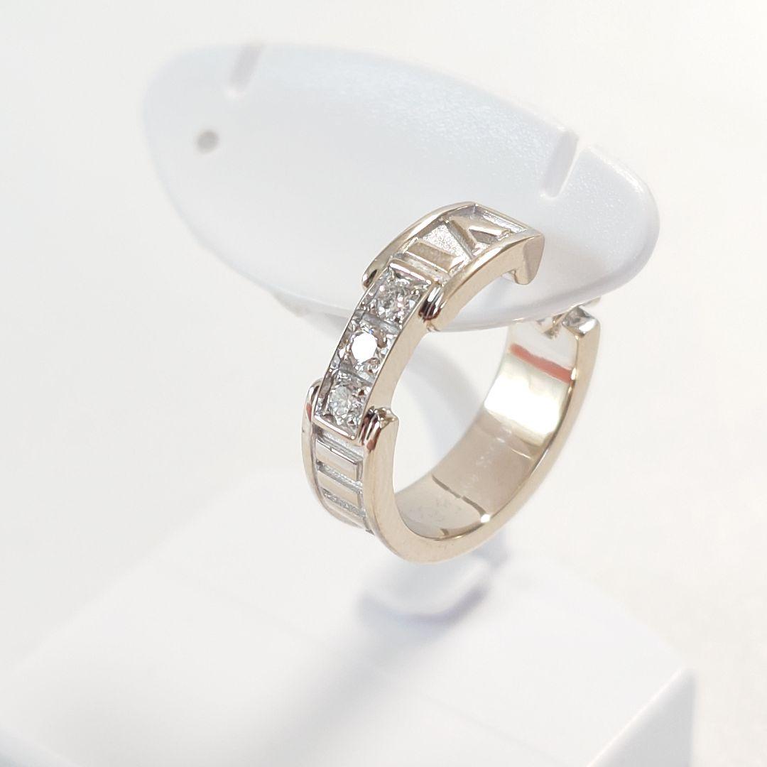 【新品仕上げ済】ティファニー アトラス ダイヤ フープ ピアス 片耳用 5849