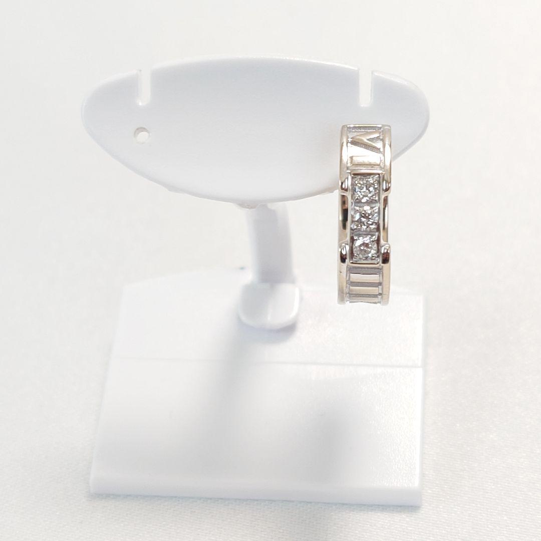 【新品仕上げ済】ティファニー アトラス ダイヤ フープ ピアス 片耳用 5849