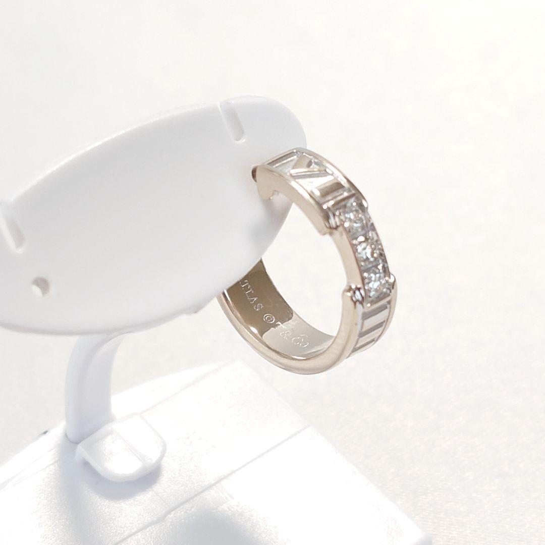 【新品仕上げ済】ティファニー アトラス ダイヤ フープ ピアス 片耳用 5849