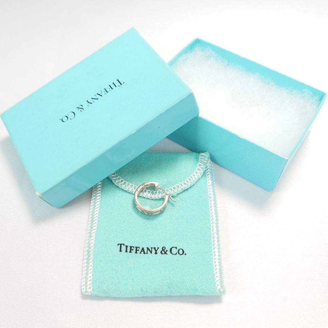 【新品仕上げ済】ティファニー アトラス ダイヤ フープ ピアス 片耳用 5849