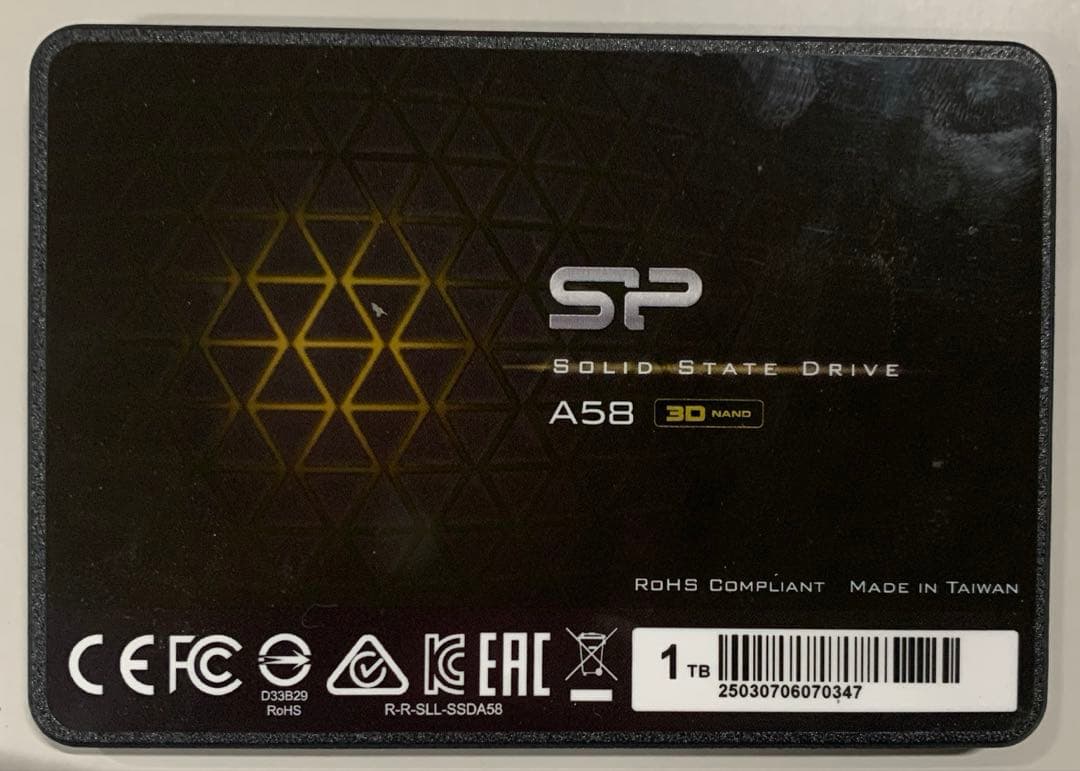 シリコンパワー 1TB SSD 3D NAND A58