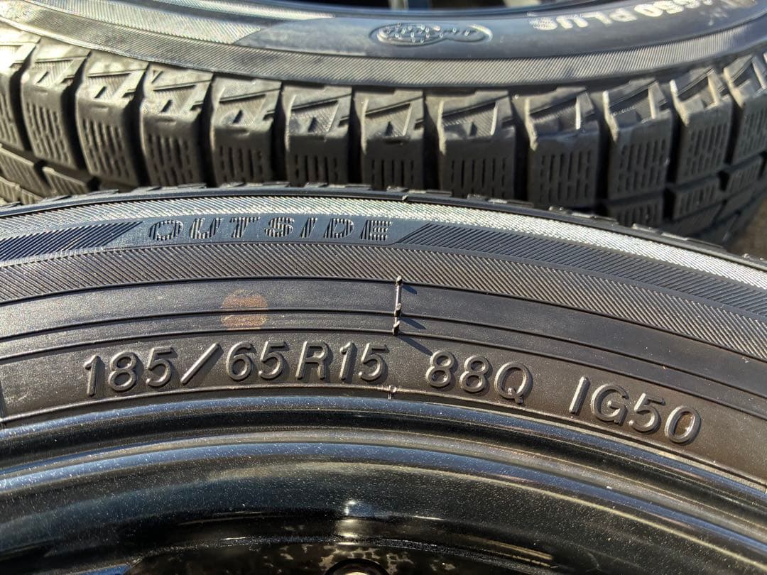 DAHLIA　ヨコハマ スタッドレス iG50PLUS 185/65R15