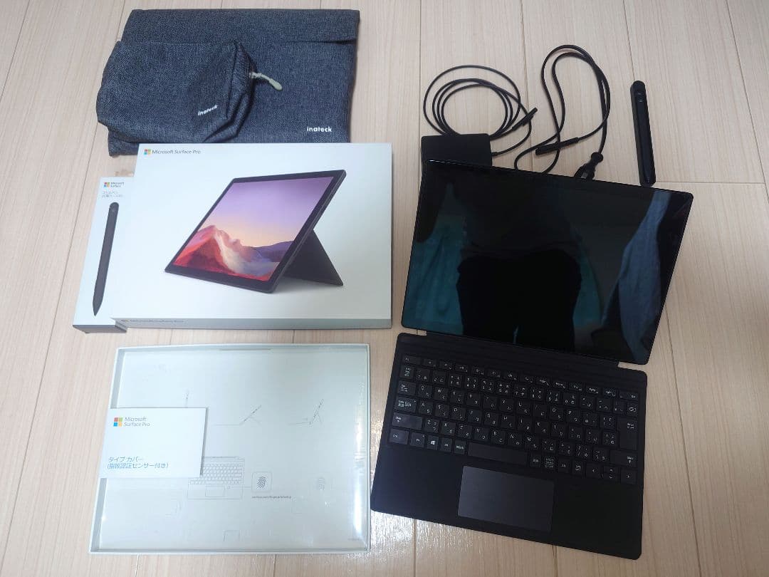 Microsoft SurfacePro 7（指紋認証キーボード、スリムペン付）