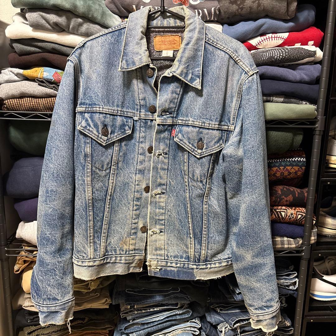 リーバイス70s USA製（40）70505-0317裏地ブランケット　短丈