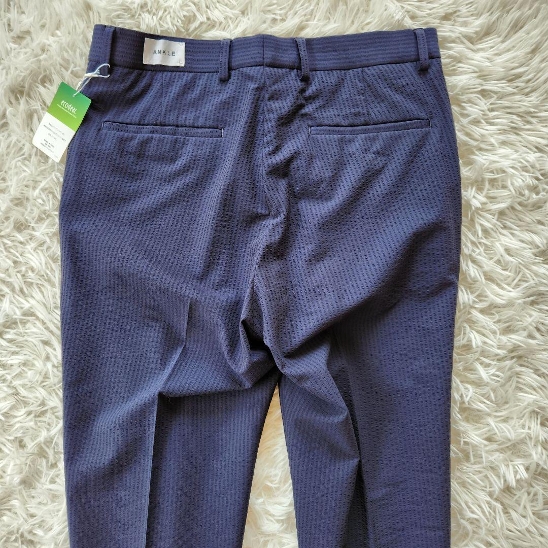 新品　ユナイテッドアローズ　アンクル　シアサッカー　セットアップ　洗える　伸縮性