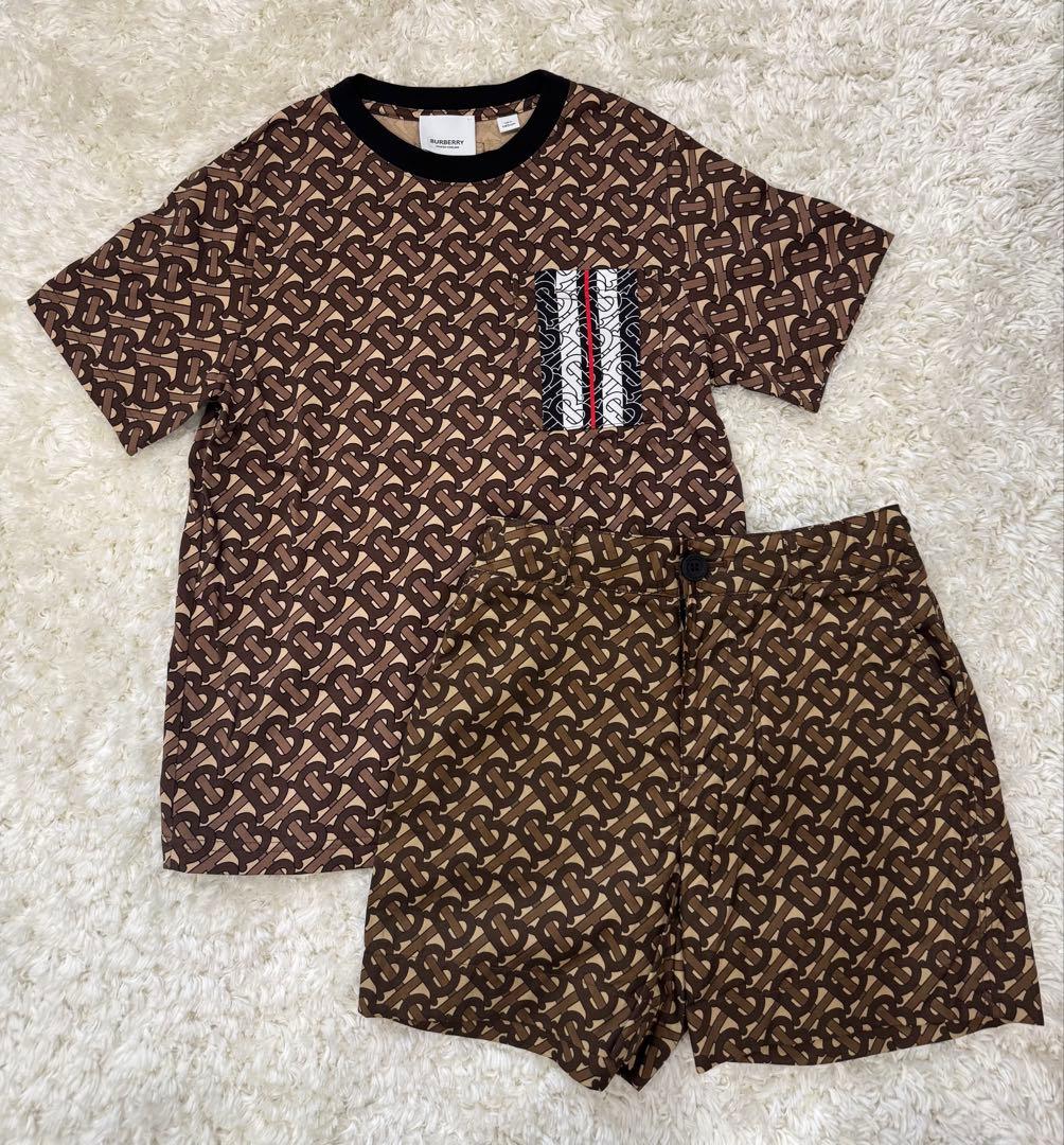 Burberry TB柄 Tシャツ ショートパンツ セット