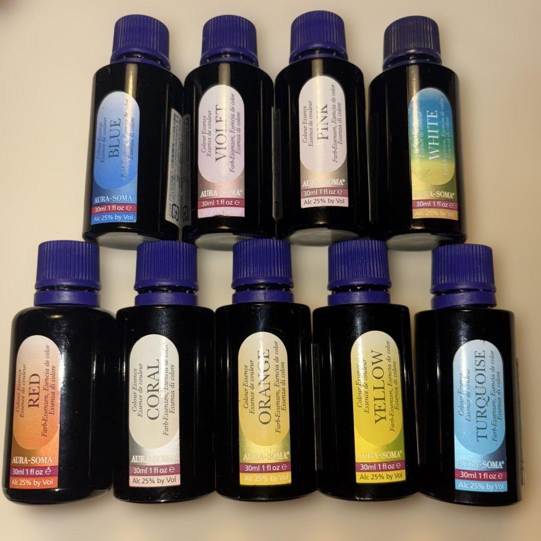 AURA-SOMA カラーエッセンス 9本セット