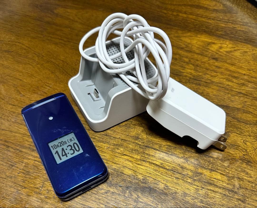 au☆かんたんケータイ☆KYF43☆ロイヤルブルー☆32GB