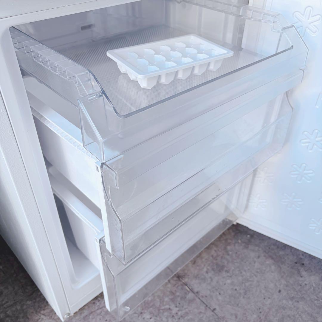 運搬取付無料！シンプルホワイト純正Haier冷蔵庫洗濯機2点セット！完動超美品！