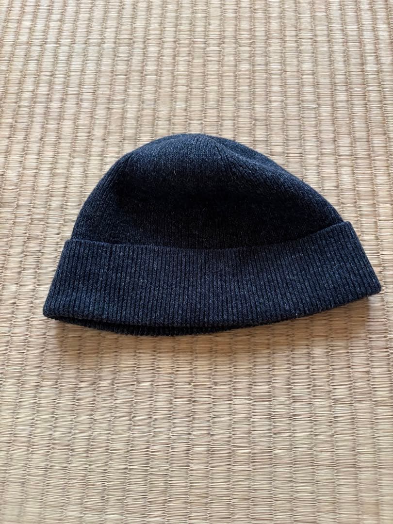 RRL ラルフローレン ニット帽 ダークブルー