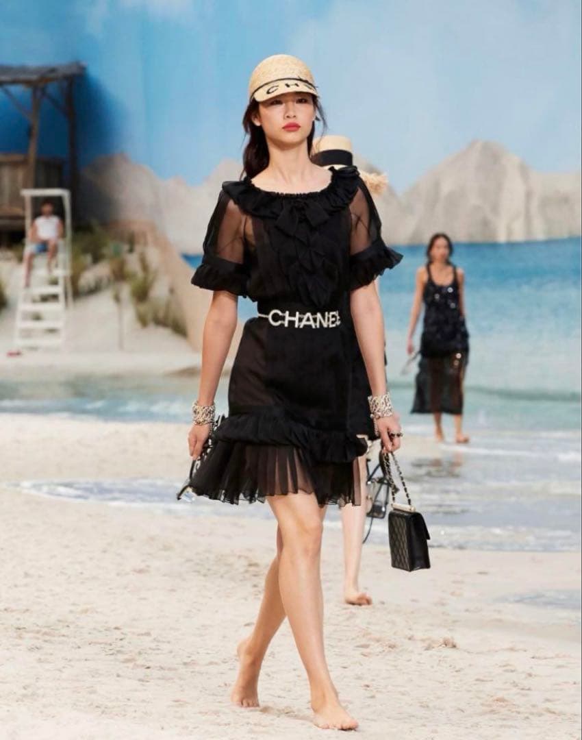 入手困難　CHANEL ストローハット　麦わら帽子　美品