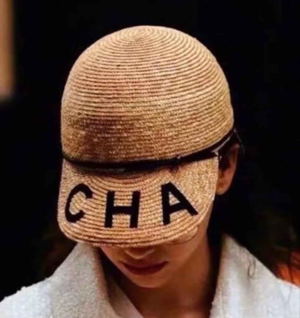 入手困難　CHANEL ストローハット　麦わら帽子　美品
