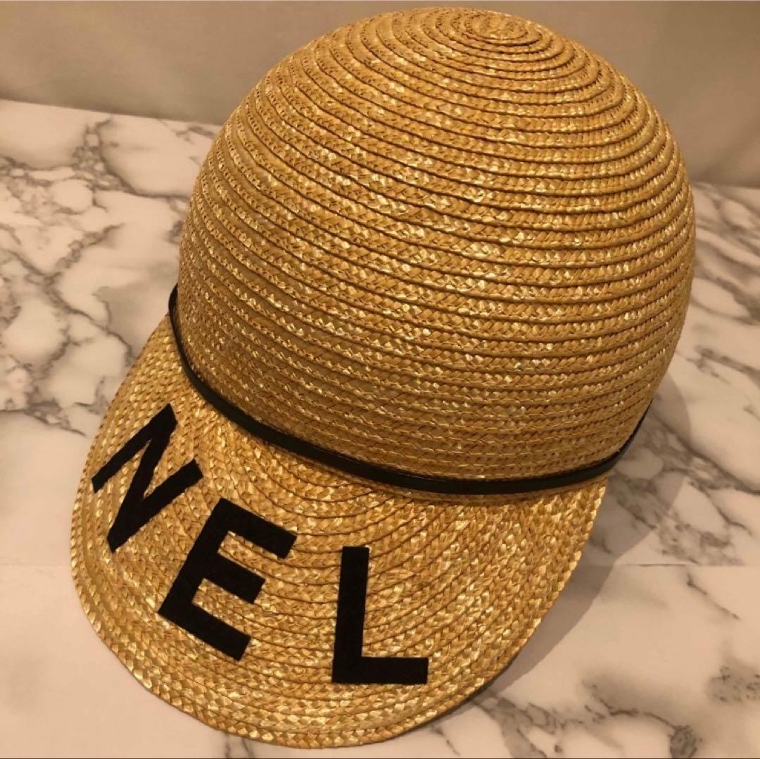 入手困難　CHANEL ストローハット　麦わら帽子　美品