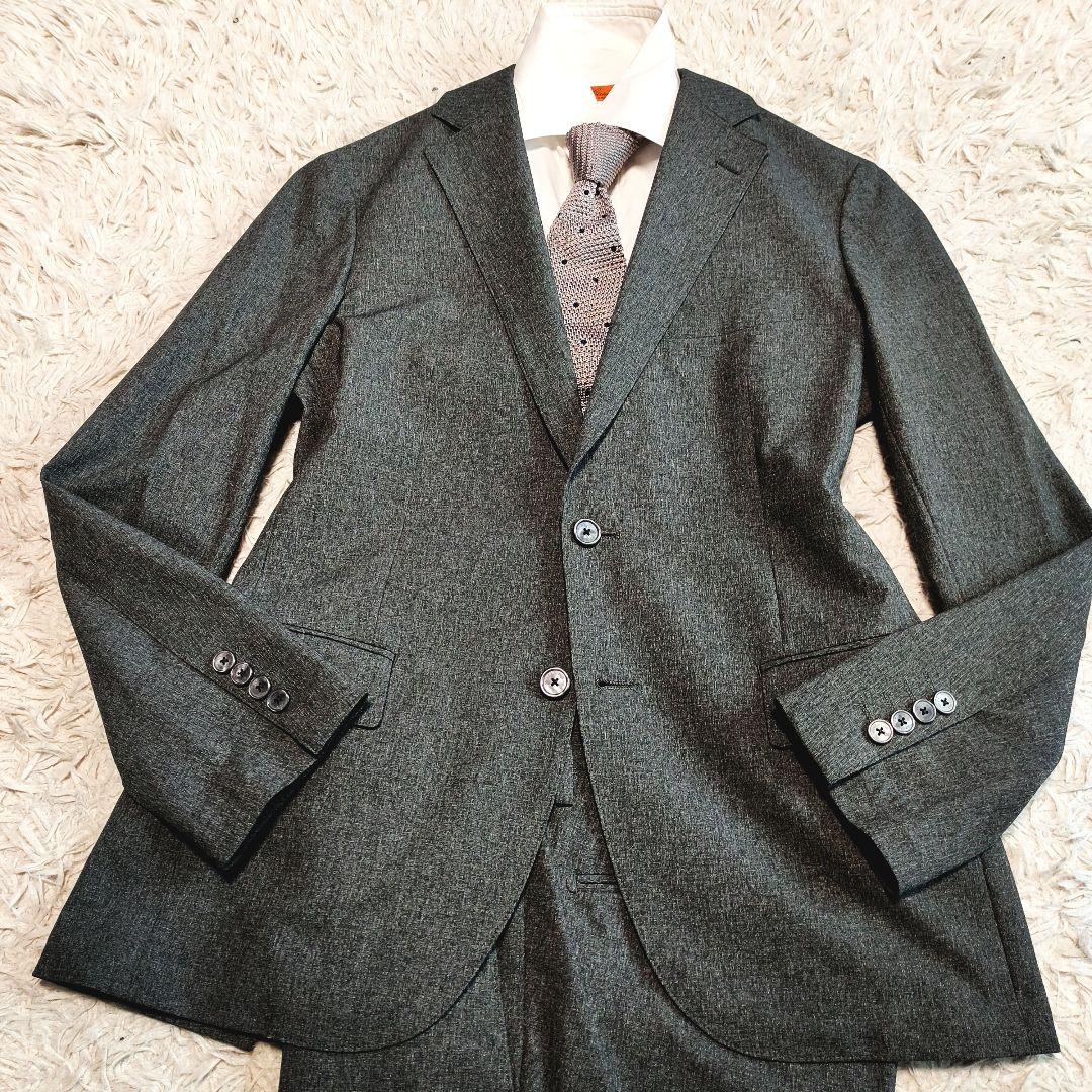 【専用】MACKINTOSH セットアップ スーツ ウール ストレッチ グレー