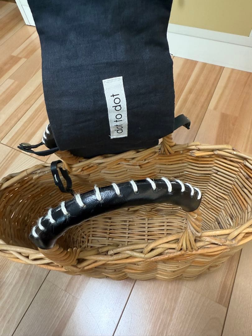 remisorashi 専用 dot to dot 刺し子かごバッグ 堀川波