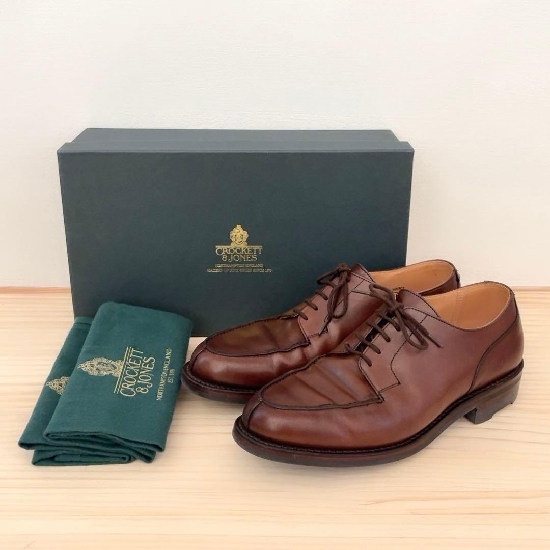 クロケット&ジョーンズ Crockett&Jones モールトン Uチップ 革靴