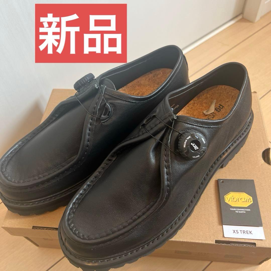 PG × Steven Alan KNOCK BLACK LEATHERシューズ