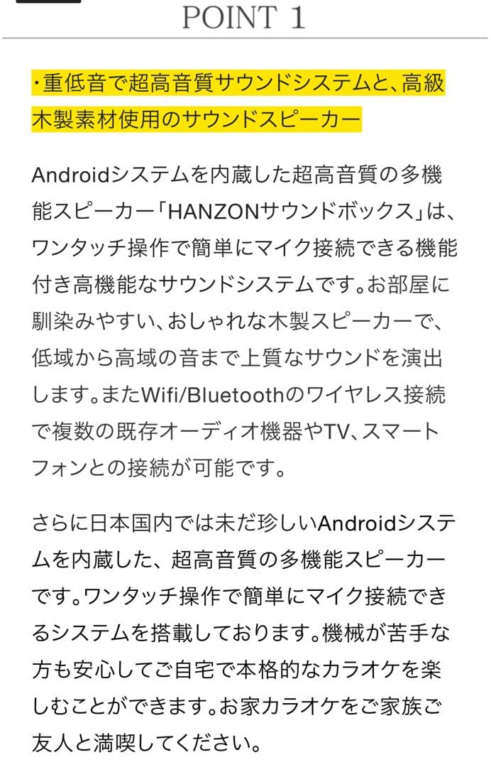 新品！HANZON サウンドボックス 無線マイク2本付き